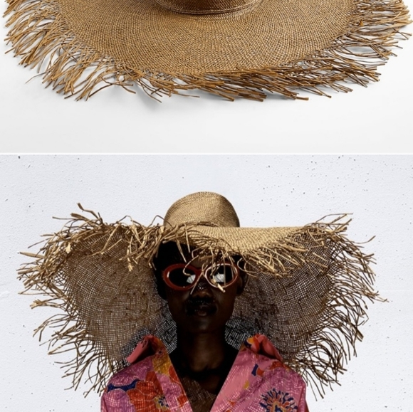 Zara frayed sun hat - Picture 5 of 5
